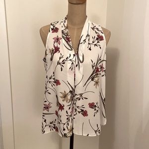 Vince Camuto sleeveless, multi color blouse, size S